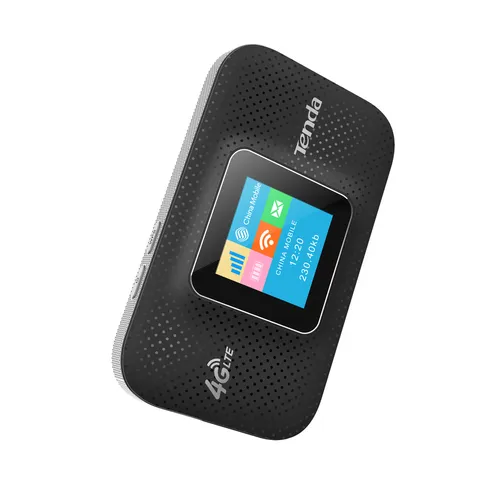 Tenda 4G185, Wi-Fi 4 (802.11n), Einzelband (2,4GHz), 3G, 4G, Schwarz, Tragbarer Router