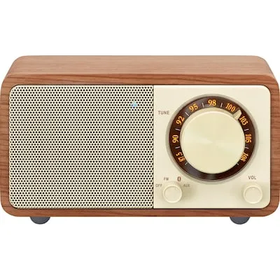 Sangean WR-7 Plus Portables FM-Radio Kirschbaum natur in braun von Sangean