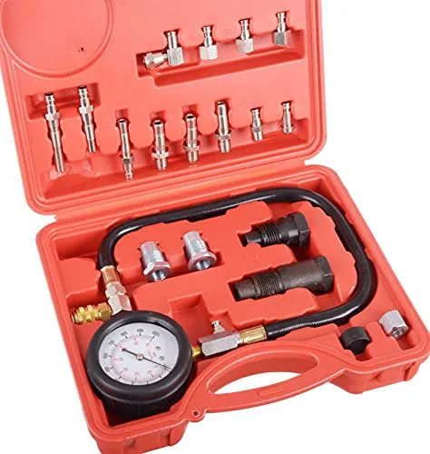 Profi Kompressionstester Kompressionsprüfer DIESEL PKW/LKW Tester Meßgerät NEU