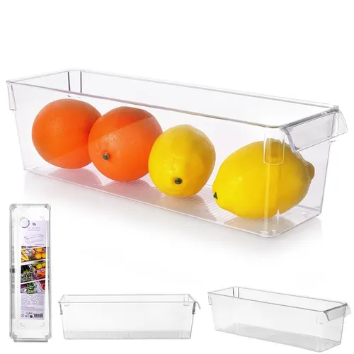 Kühlschrank-Aufbewahrungsbehälter Kühlschrankorganizer 36x10,5x10 cm
