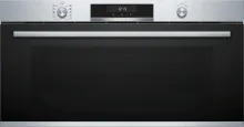 VBC5580S0 Backofen 90 cm - Vielseitig und modern - Backofen 90 cm breit mit LCD-Display, 10 Heizarten und Teleskopauszug für komfortables Kochen und optimale Ergebnisse.