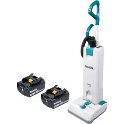 Makita DVC 560 F2 Akku Staubsauger 36 V – kabellos und leistungsstark - Vielseitiger Akku Staubsauger mit 5 l Behälter, 2x 3,0 Ah Akkus und integrierter Bürste für gründliche Reinigung. Ideal für flexible Einsätze und schwer zugängliche Stellen.