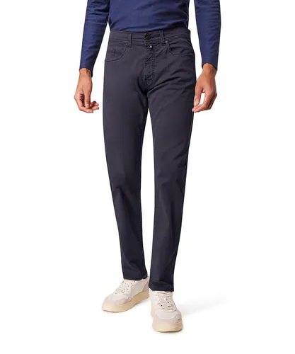 Pierre Cardin 5-Pocket-Hose PC-Lyon blau 32 - Moderne 5-Pocket-Hose in marineblau, aus elastischem und pflegeleichtem Material. Ideal für einen lässigen Look, mit geradem Schnitt und praktischen Taschen.