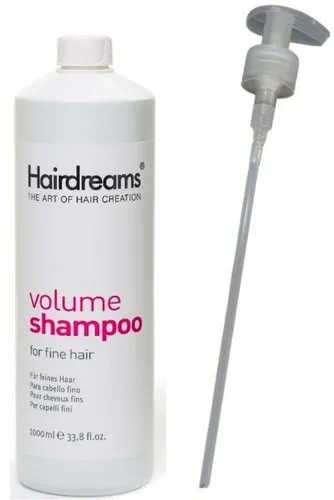 Hairdreams Volumenshampoo für feines Haar - Mildes Shampoo für feines Haar mit Echthaarverlängerungen, das Kraft, Fülle und natürlichen Glanz verleiht, ohne das Haar zu beschweren.