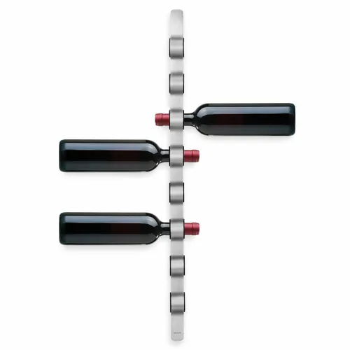 WENKO Garderobe Blomus 65193 Weinflaschen Wandhalter 74cm CIOSO - Regal zur stilvollen Aufbewahrung von Weinflaschen, platzsparend und ideal für Weinliebhaber.