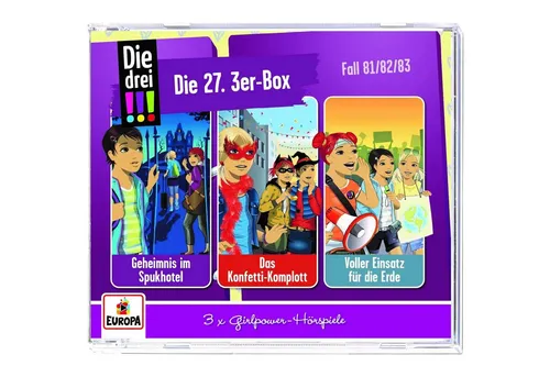 United Soft Media Hörspiel Die drei !!! 3er Box - Folgen 81-83 (3 Audio-CDs)