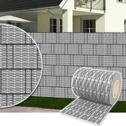 Sichtschutz Rolle PVC Zaunfolie 35m - Sicht-, Wind- & Lärmschutzwände, langlebig und UV-beständig, ideal für effektiven Sichtschutz und Lärmminderung im Garten.