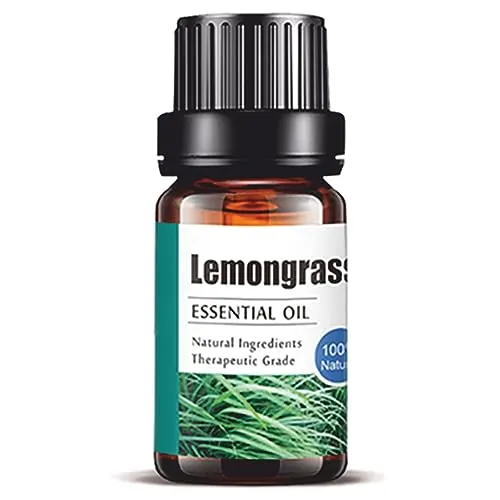 Naturreine Ätherische Öle - 100% Bio Qualität | Entdecken Sie die Vielfalt der Naturdüfte | Für Aromatherapie, Aromadiffuser, Massage und Badezusatz | für Körper und Geist | 10ml - Zitronengras
