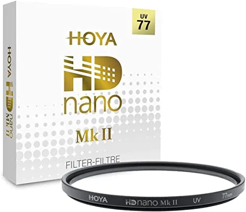HOYA UV Filter HD Nano MKII 82 mm - Hochwertiger Schutz für Ihre Kamera - Foto UV-Filter, bietet optimalen Schutz vor UV-Strahlung und verbessert die Bildqualität mit Nano-Beschichtung für leichte Reinigung.