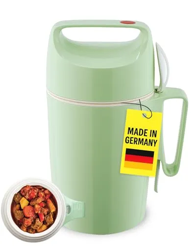 ROTPUNKT Thermobehälter 0,85 ml - Ideal zur Warmhaltung von Speisen - Thermobehälter für die perfekte Warm- und Kalthaltung von Speisen. Hergestellt in Deutschland mit hochwertigen Materialien für extreme Langlebigkeit und vollen Geschmack.