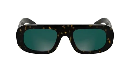 KARL LAGERFELD Men's Sunglasses KL6188S - Dark Tortoise with Solid Green Lens