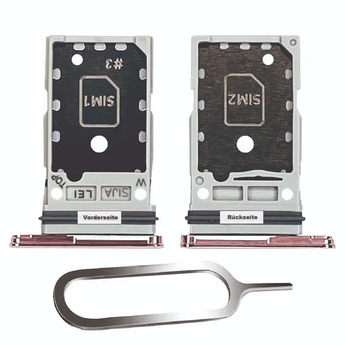 SAMSUNG GALAXY S22 / PLUS 5G SIM KARTEN HALTER TRAY ADAPTER FACH SLOT PINK GOLD