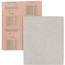Makita D-60800 Schleifpapier 230x280mm K500 - 100St - Schleifblätter für vielseitigen Einsatz: geeignet für Holz, Metall, Lacke und mehr. Hohe Körnung von 500 sorgt für feine Oberflächenbearbeitung.