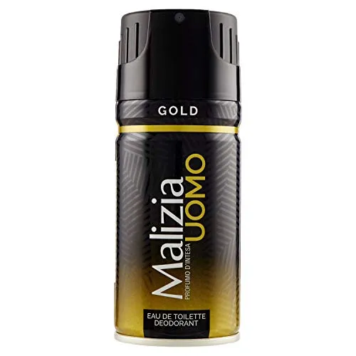 Malizia Eau de Toilette Deodorant Uomo Gold 150ml