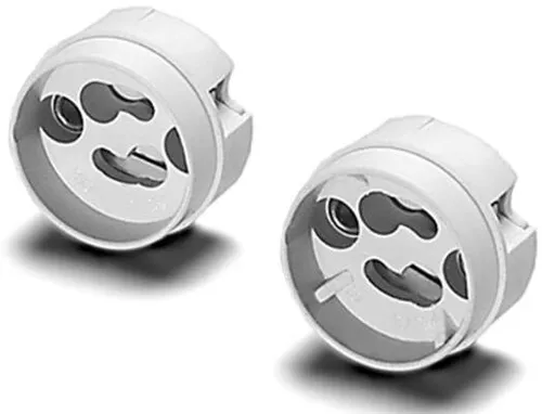 houben GU10, GZ10-Fassung, LCP natur, 250V/2A/T270, Löcher M3 (502111)