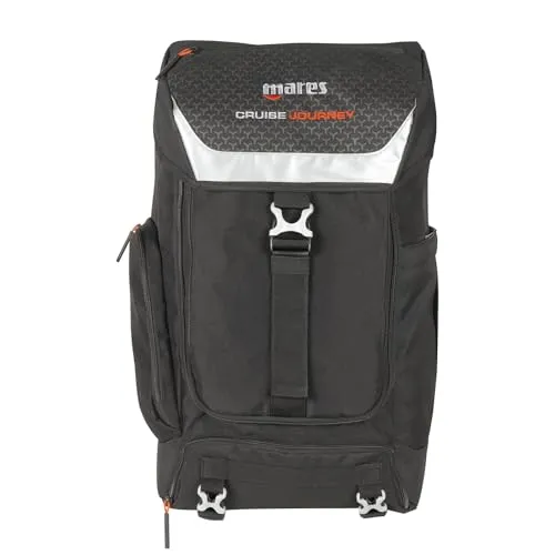 Mares Cruise Journey, Vielseitiger Rucksack mit Platz für Ihren Computer und Ihre Schuhe, Erwachsene, Schwarz, One Size