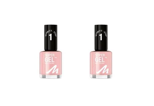 MANHATTAN Gel-Nagellack 2 x Manhattan Super Gel Nagellack Pop Princess Pink 240 jeweils12ml Ge