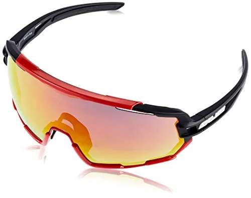 Salice 020 Rw Sonnenbrille, schwarz/rot, one Size