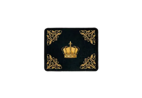 Belle Arti Luxus Badematte Schwarz-Gold mit Löwenmotiv in schwarz von Belle Arti