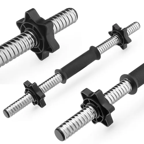 Gymtek® Kurzhantelstange Kurzhantel Hantelstange 45 cm Länge, ⌀24 mm