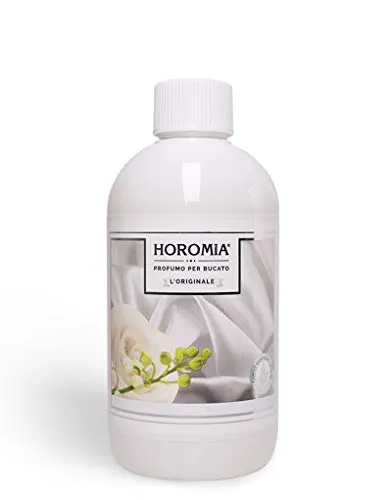 Horomia Wäscheparfüm 'Weiß' - 500ml - Waschmittel mit langanhaltendem, frischem Duft. Verleihen Sie Ihrer Wäsche mit diesem Wäscheparfüm eine exquisite Note von Maiglöckchen und weißen Rosen.