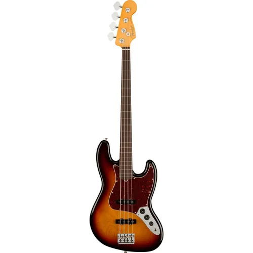 Fender American Professional II Jazz Bass Fretless RW 3-Color Sunburst E Bass