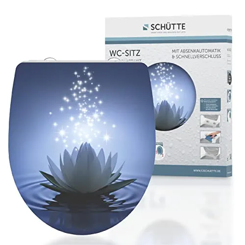 SCHÜTTE WC-Sitz Duroplast HG WATER LILY