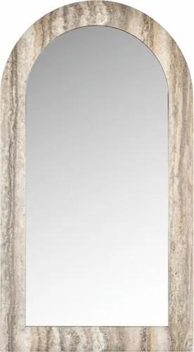 Casa Padrino Luxus Naturstein Spiegel Grau 100 cm von Casa Padrino