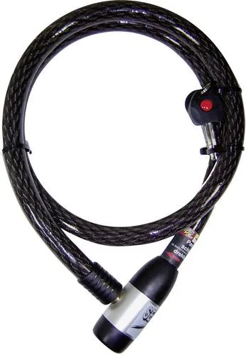 Security Plus PK 96 Kabelschloss Schwarz Schlüsselschloss