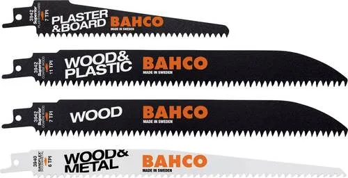 BAHCO Säbelsägeblatt Set 3942-WOOD-SET-5P