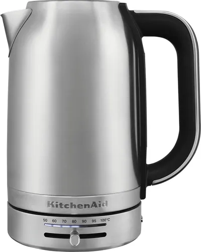 Produktbild KitchenAid Wasserkocher 5KEK1701ESX – Hochwertiger Edelstahl, 1,7 Liter, 2400 Watt
