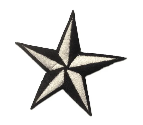 Catch the Patch Stern - (Größe: 7,5 x 7,5 cm) Aufnäher, Bügelbilder, Aufbügler, Applikationen, Patches, Sticker zum Aufbügeln oder Aufnähen – für Kleidung, Taschen, Jacken