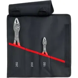 KNIPEX 00 19 61 V02 Rolltasche TwinGrip mit 2 Frontgreifzangen - Praktische Rolltasche für KNIPEX TwinGrip Frontgreifzangen in 150 mm und 250 mm, ideal für präzises Greifen und Lösen von Schrauben in engen Räumen, rutschhemmende Griffe für sicheren Halt.