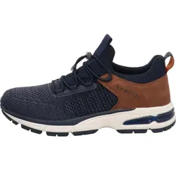 bugatti Sneaker Textil blau|braun 44 EU - Freizeitsneaker in Blau und Braun, aus leichtem Textil, ideal für den Alltag und bequem dank der EVA-Sohle.