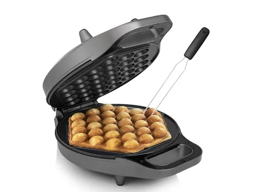 PRINCESS Bubble Waffeleisen, 700 W für kreative Waffel-Kreationen - Entdecken Sie das PRINCESS Bubble Waffeleisen für trendige Waffeln! Mit Antihaftbeschichtung, automatischer Temperatursteuerung und einfacher Handhabung zaubern Sie in nur 5 Minuten köstliche Waffeln in einzigartiger Form.