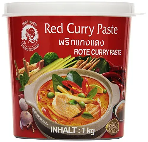 Cock Currypaste, rot, 1er Pack (1 x 1 kg Packung) von Cock