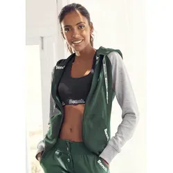 Bench Kapuzensweatjacke mit farblich abgesetzten Ärmeln von Bench.