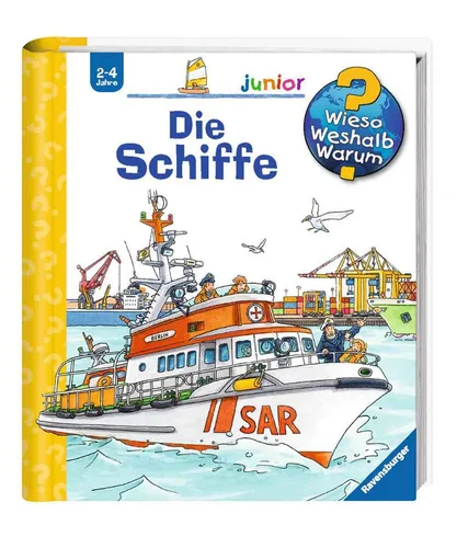 Ravensburger Kinder Buch Wieso Weshalb Warum? Junior Die Schiffe ab 2 Jahre