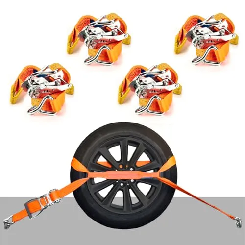 Spanngurte für Autotransport TÜV GS geprüft 4 Stück