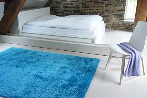 floor factory Moderner Teppich Seasons blau 80x150 cm