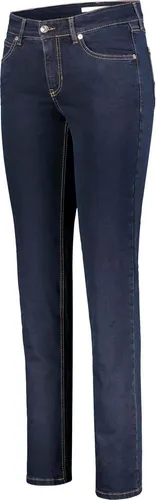 MAC Damen Straight Leg Jeanshose Melanie - Blau Verwaschen, Größe 46 / L30 - Jeans mit geradem Beinverlauf und hohem Bund, perfekt für einen eleganten Look und hohen Tragekomfort.