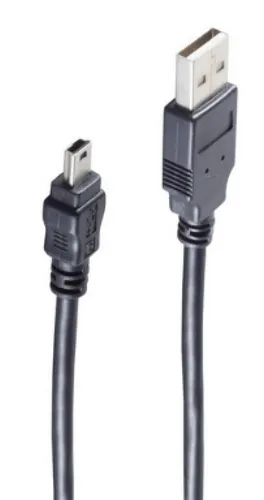 shiverpeaks BASIC-S USB 2.0 Mini Kabel, USB-A - 5 Pol USB-B