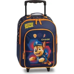 Fabrizio Paw Patrol Kinder Trolley - Chase, Marshall & Skye - Robuster Kinderkoffer aus Polyester mit 17 l Volumen, höhenverstellbarem Gestell und zwei stabilen Rollen für einfaches Handling - perfekt für kleine Abenteuer!