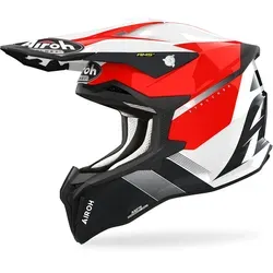 Airoh Motocrosshelm Strycker Blazer - ECE 22.06, rot S (55/56) - Motorradhelm mit ECE 22.06 Zertifizierung, hypoallergen und waschbar, ideal für sicheres Fahren im Enduro-Bereich.