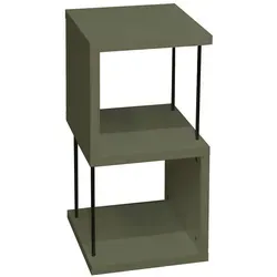 Mäusbacher Regal Sticks Dekor Olivgrün - Stylisches Bücherregal in Olivgrün, ideal zur Aufbewahrung und Präsentation Ihrer Lieblingsbücher. Mit modernem Design fügt es sich perfekt in jedes Wohnambiente ein.