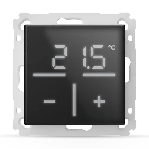 Homematic IP Glas-Wandthermostat mit CO2-Sensor von Homematic IP