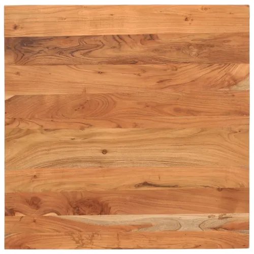 vidaXL Quadratische Tischplatte aus Akazienholz, 90x90 cm - Esszimmertische: Hochwertige Massivholzplatte aus Akazienholz, ideal zur Auffrischung von Bartischen oder Beistelltischen, robust und langlebig.
