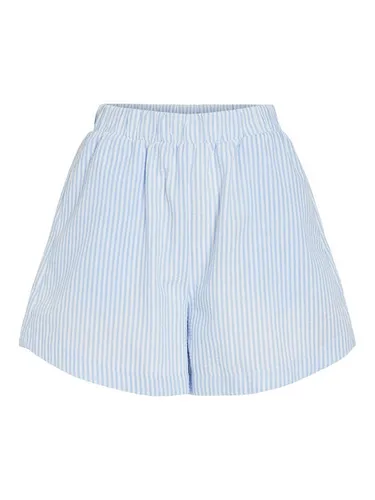 Vila Shorts Leichtes gestreiftes Design mit elastischem Bund VICORALINA STRIPE LOOSE SHORTS/LN