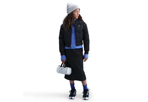 Nike Sportswear Steppjacke G NSW JKT STY STAR für Kinder, mit glänzendem Satin, mit wärmender Füllung