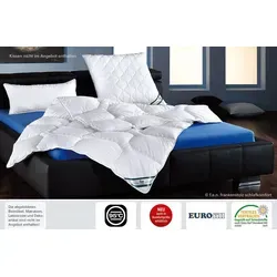 f.a.n. Kansas Steppbett – Allergikerfreundlich und kochfest - Bettdecken, aus 100% Microfaser mit schnellem Feuchtigkeitstransport für optimalen Schlafkomfort. Kochfest und trocknergeeignet, ideal für Allergiker.